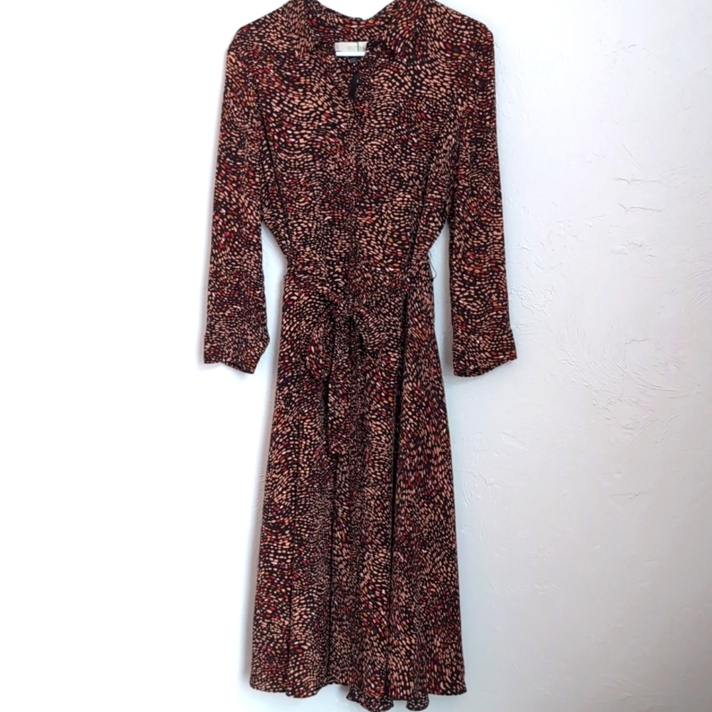 Chic Multicolor Midi Dress